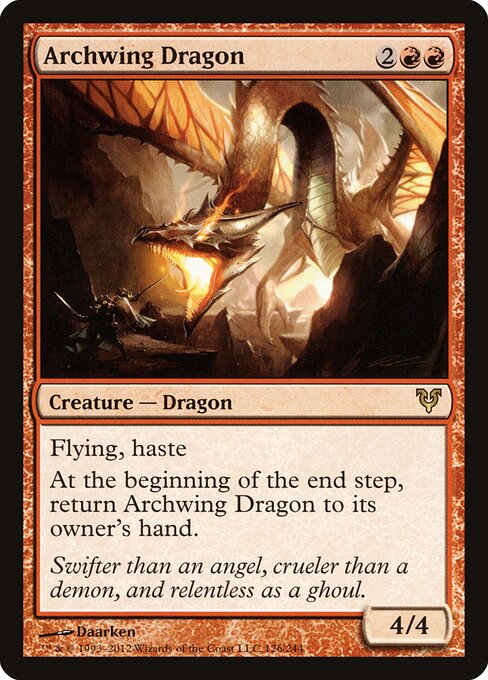 Dragão das Asas Arqueadas — Avacyn Restored 126