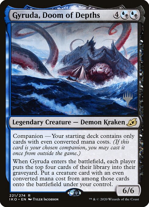 Gyruda, Ruína das Profundezas — Ikoria: Lair of Behemoths Promos 221p