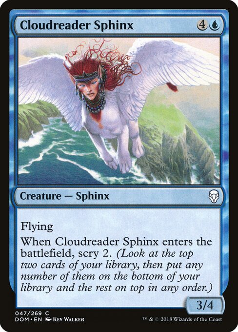 Esfinge Leitora de Nuvens — Dominaria 47
