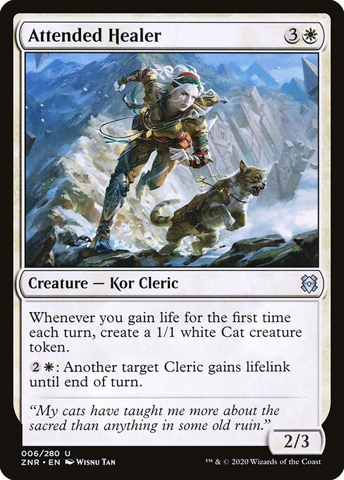 Curandeira Acompanhada — Zendikar Rising 6