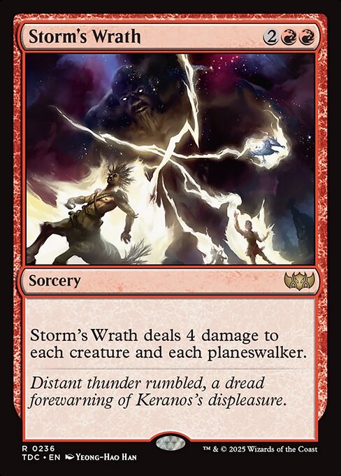 Ira da Tempestade — Tarkir: Dragonstorm Commander 236