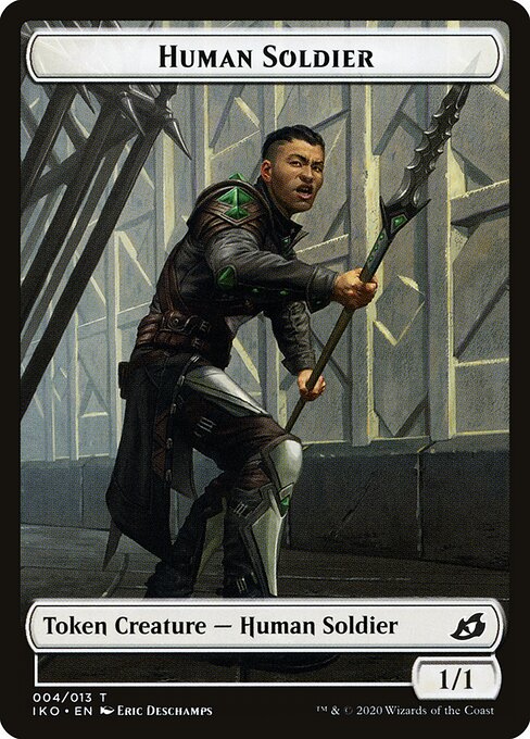 Human Soldier — Ikoria: Lair of Behemoths Tokens 4