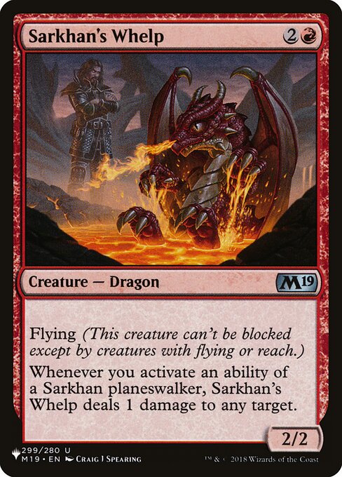 Filhote de Sarkhan — The List M19-299