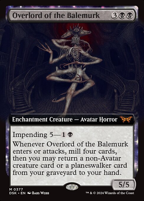 Overlord of the Balemurk — Duskmourn: House of Horror 377