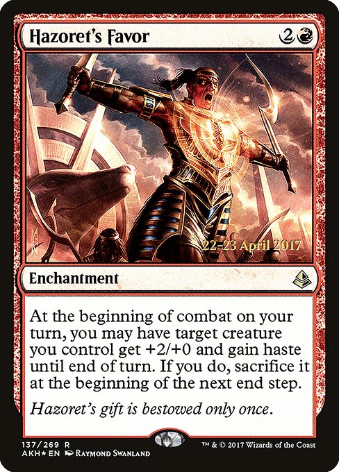 Favor de Hazoret — Amonkhet Promos 137s