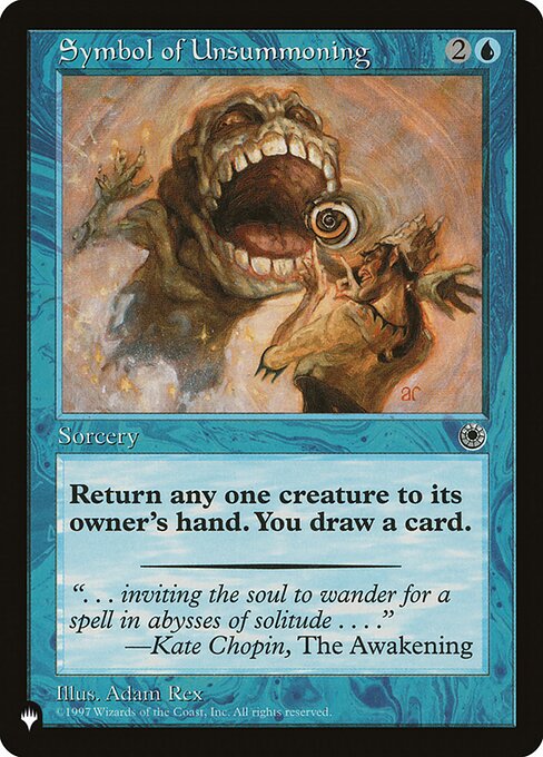 Symbol of Unsummoning — The List POR-70