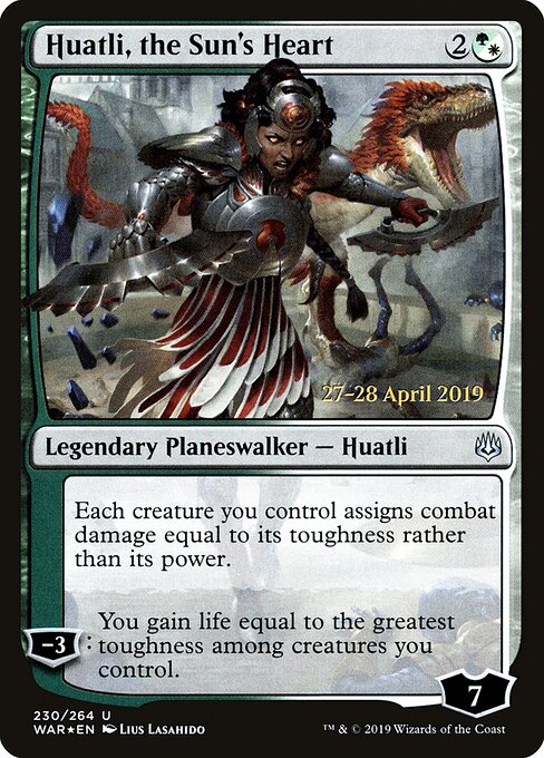 Huatli, Coração do Sol — War of the Spark Promos 230s