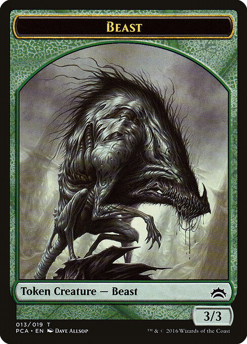 Beast — Planechase Anthology Tokens 13