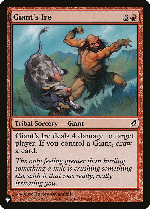 Ira do Gigante — The List LRW-170