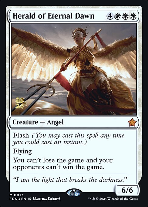 Herald of Eternal Dawn — Foundations Promos 17s