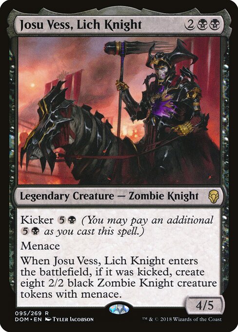 Josu Vess, Cavaleiro Lich — Dominaria 95