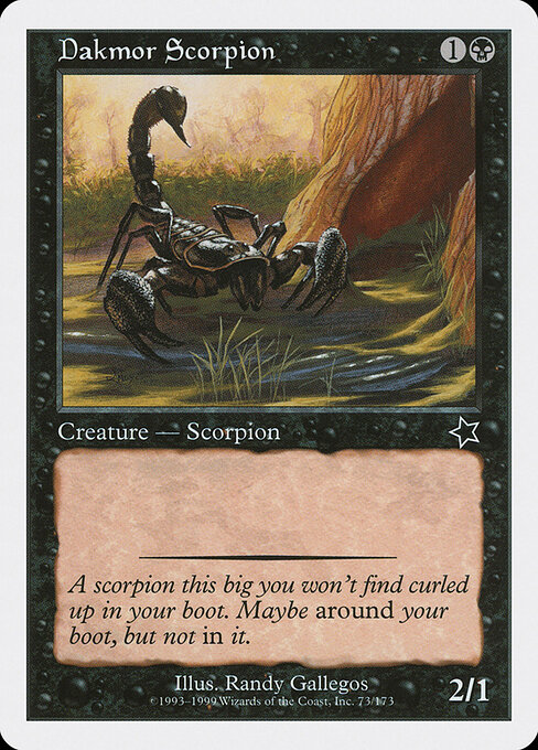 Dakmor Scorpion — Starter 1999 73