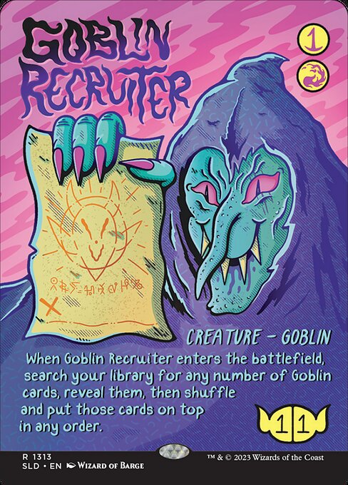 Recrutador Goblin — Goblin & Squabblin' 1313