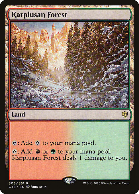 Floresta Karplusana — Commander 2016 305