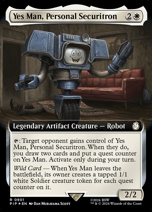 Yes Man, Personal Securitron — Fallout 901