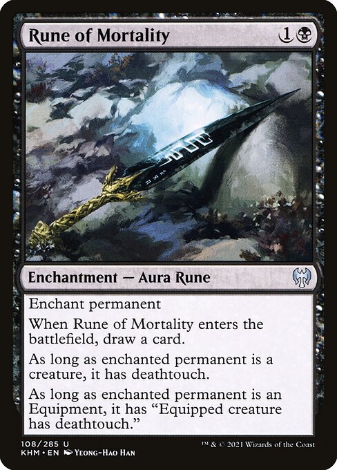 Runa de Mortalidade — Kaldheim 108