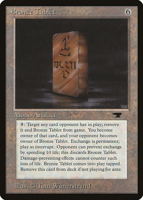 Bronze Tablet — Antiquities 42