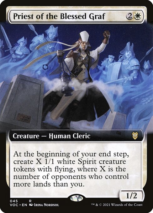 Sacerdotisa do Cemitério Abençoado — Crimson Vow Commander 45