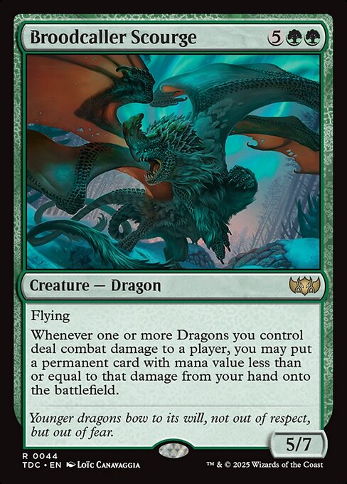 Broodcaller Scourge — Tarkir: Dragonstorm Commander 44