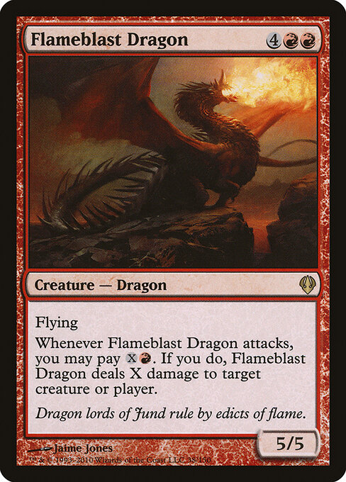 Dragão da Explosão Flamejante — Archenemy 38
