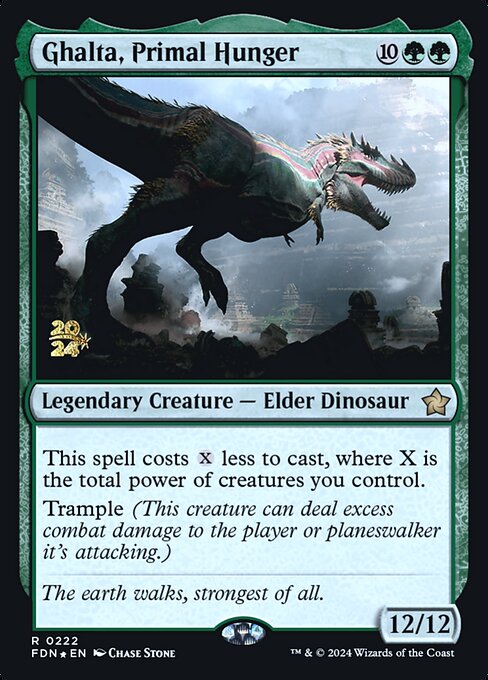 Ghalta, Fome Primordial — Foundations Promos 222s