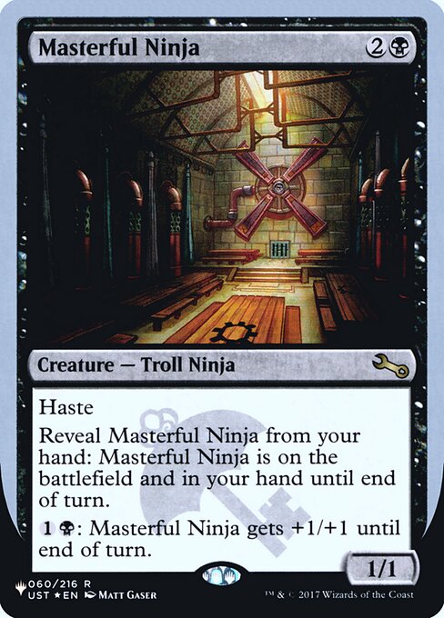 Masterful Ninja — The List (Unfinity Foil Edition) 22