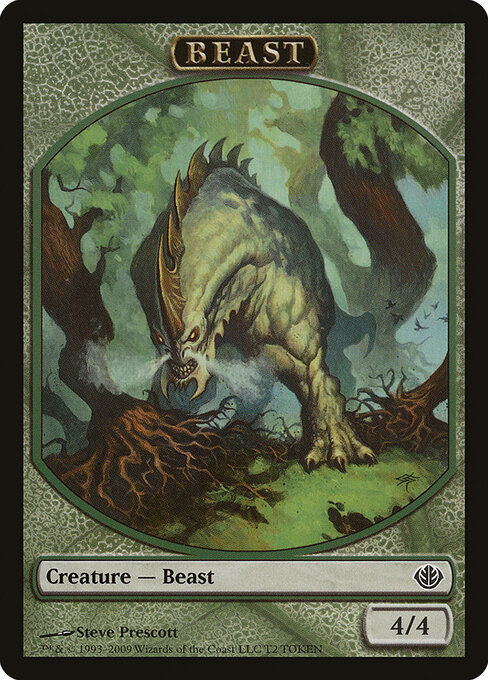 Beast — Duel Decks: Garruk vs. Liliana Tokens T2