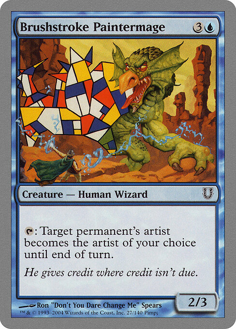 Brushstroke Paintermage — Unhinged 27