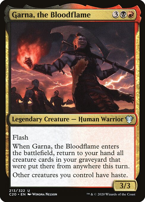 Garna, a Chama Sanguínea — Commander 2020 213