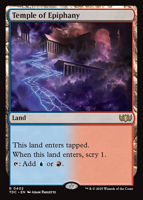 Templo da Epifania — Tarkir: Dragonstorm Commander 402