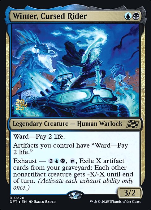 Winter, Cursed Rider — Aetherdrift Promos 228s
