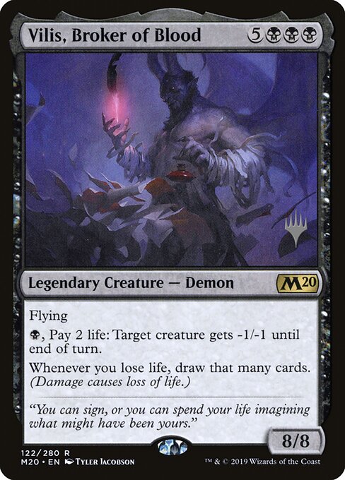 Vilis, Negociante de Sangue — Core Set 2020 Promos 122p
