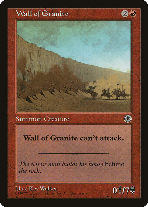 Wall of Granite — Portal 155