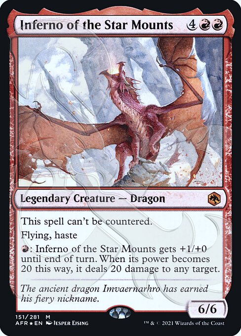 Inferno dos Montes das Estrelas — Adventures in the Forgotten Realms Promos 151a