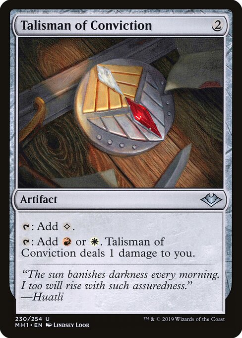 Talismã da Convicção — Modern Horizons 230