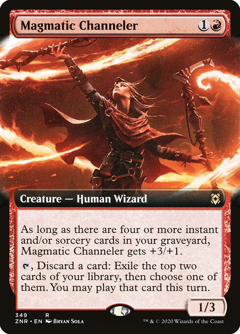 Canalizadora Magmática — Zendikar Rising 349
