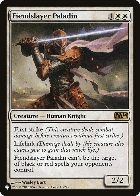 Paladino Demonicida — The List M14-18