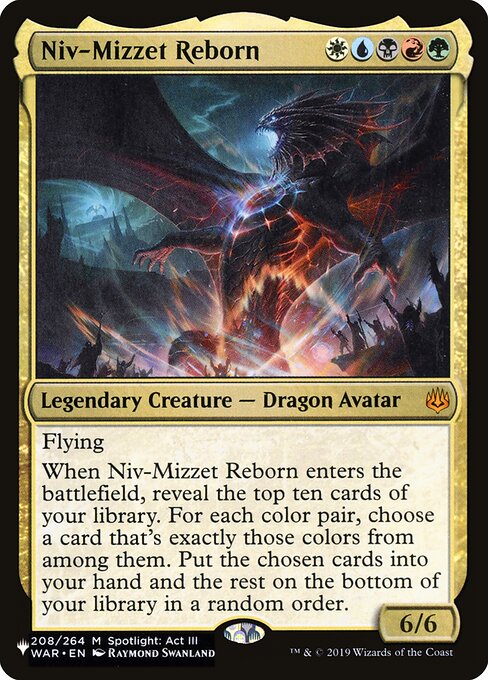 Niv-Mizzet Renascido — The List WAR-208