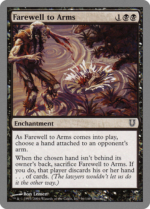 Farewell to Arms — Unhinged 56