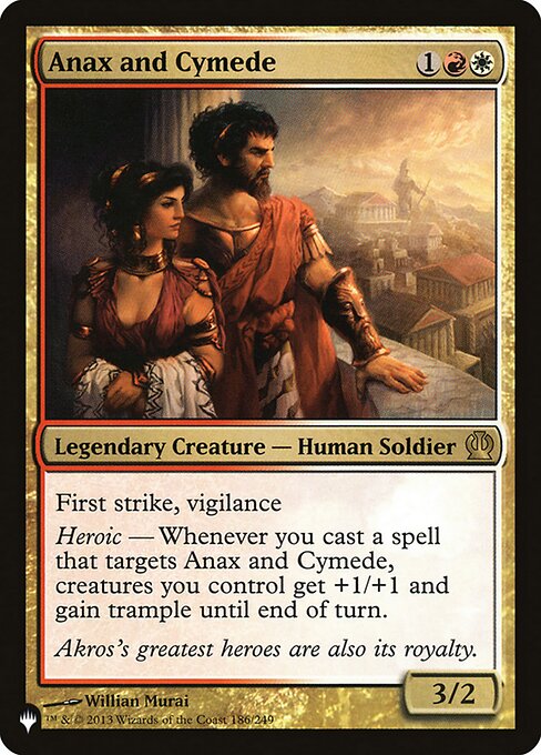 Anax e Ciméde — The List THS-186