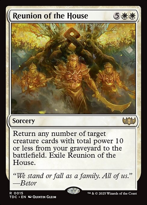 Reunion of the House — Tarkir: Dragonstorm Commander 15