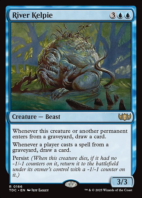 Kelpie do Rio — Tarkir: Dragonstorm Commander 166