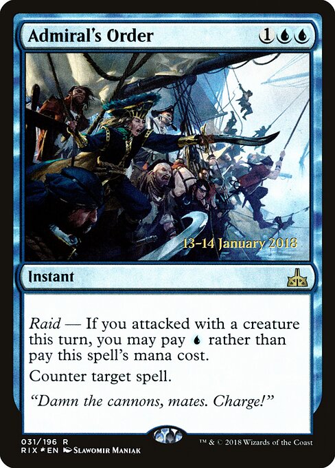 Ordem da Almirante — Rivals of Ixalan Promos 31s