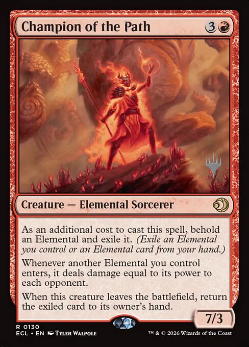Champion of the Path — Lorwyn Eclipsed Promos 130p