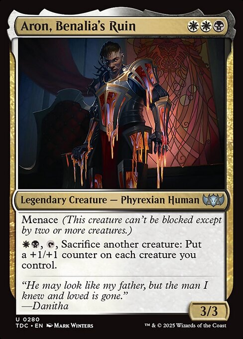 Aron, Ruína de Benália — Tarkir: Dragonstorm Commander 280
