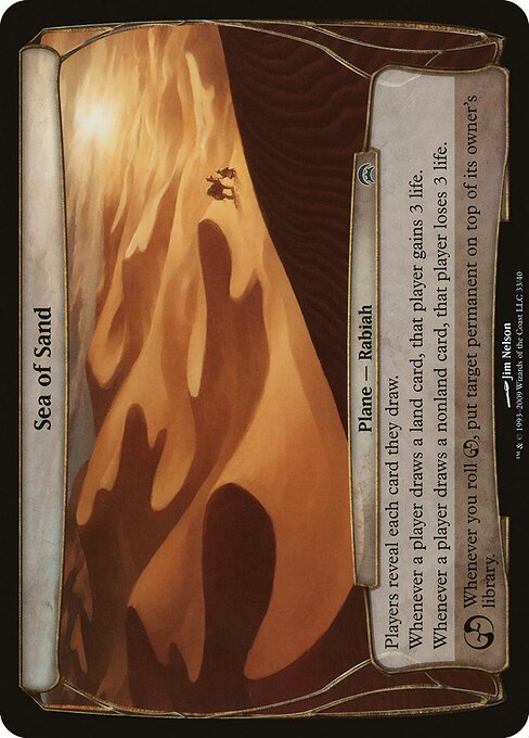 Sea of Sand — Planechase Planes 33