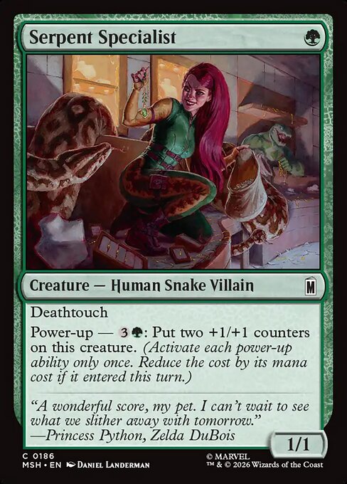 Serpent Specialist — Marvel Super Heroes 186