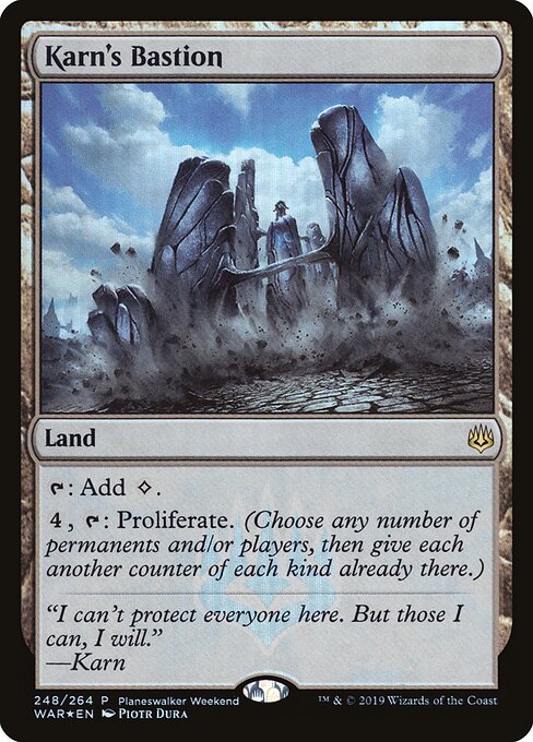 Bastião de Karn — War of the Spark Promos 248