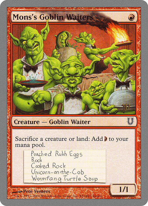 Mons's Goblin Waiters — Unhinged 82