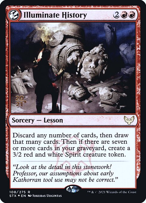 Iluminar a História — Strixhaven: School of Mages Promos 108s